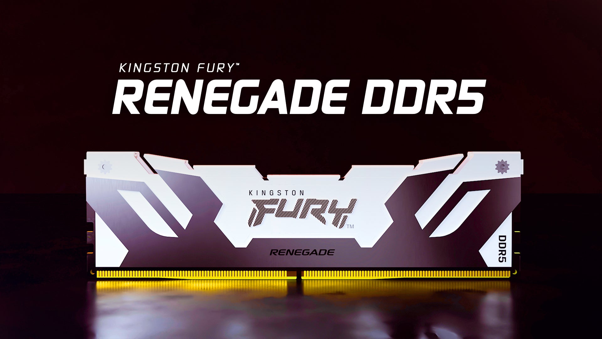 Renegade White DDR5 Desktop Memory