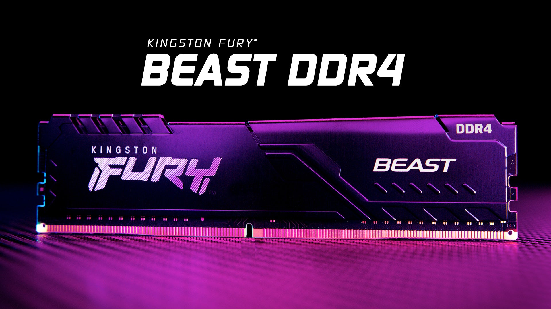 Kingston FURY Beast 16Go (2 x 8Go) DDR4 3200 MHz CL16 Mémoire vive