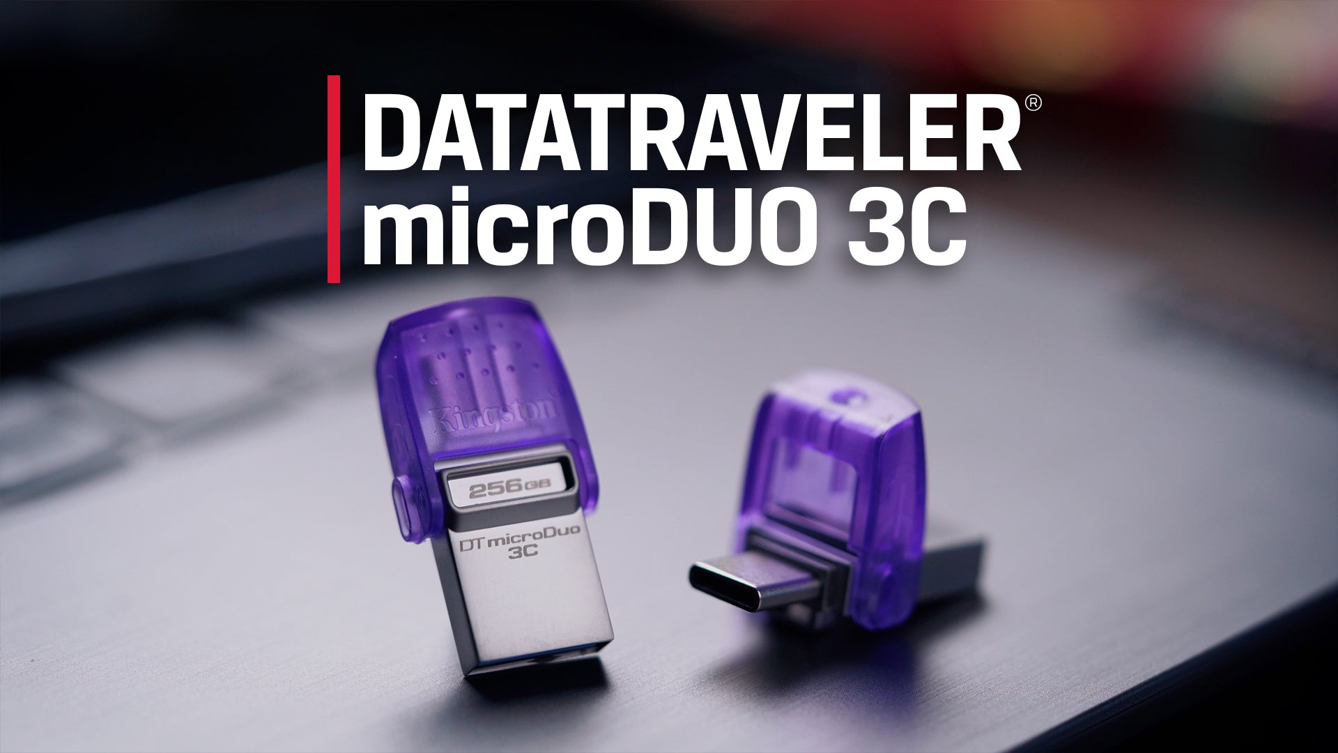 DataTraveler microDuo 3C USB Type-C & Type-A Flash Drive