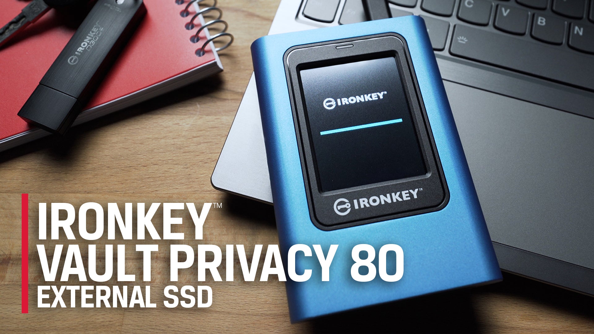 IronKey Vault Privacy 80 External SSD | FIPS 197 Certified
