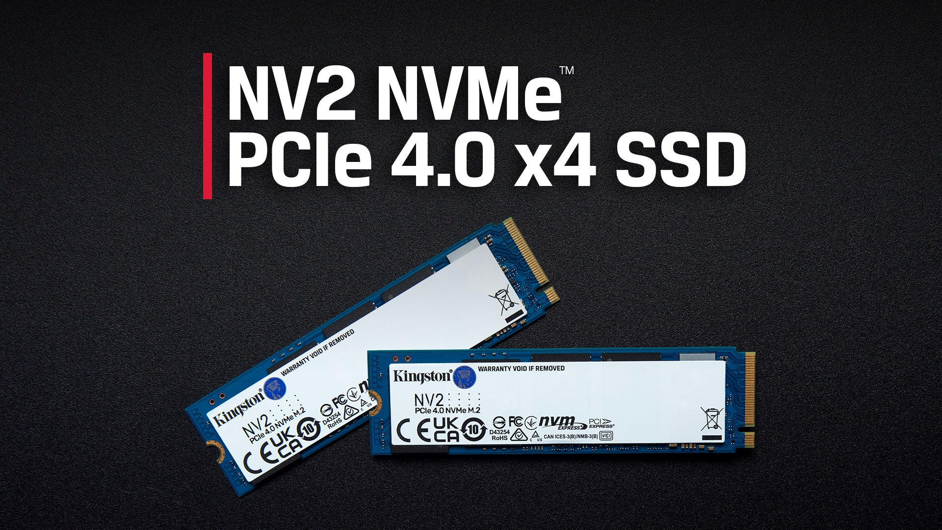 Kingston 2TB NV2 M.2 2280 PCIe 4.0 x4 NVMe SSD SNV2S/2000G B&H