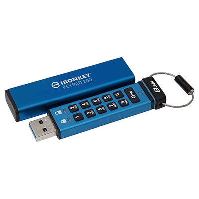 Kingston IronKey Keypad 200 Encrypted USB | FIPS 140-3 with XTS