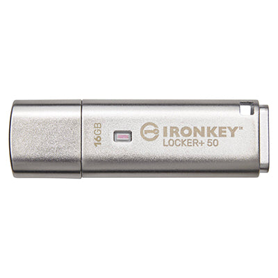 Kingston IronKey Locker+ 50 Encrypted USB Flash Drive